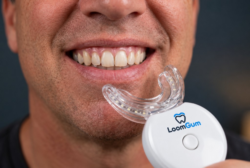Smiling after a LoomGum session